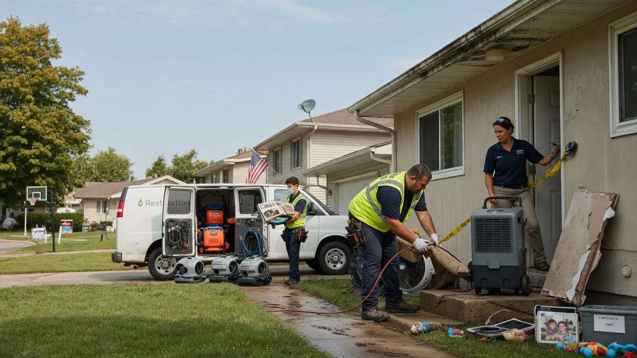 Water Damage Restoration in Bluffton, IN near me